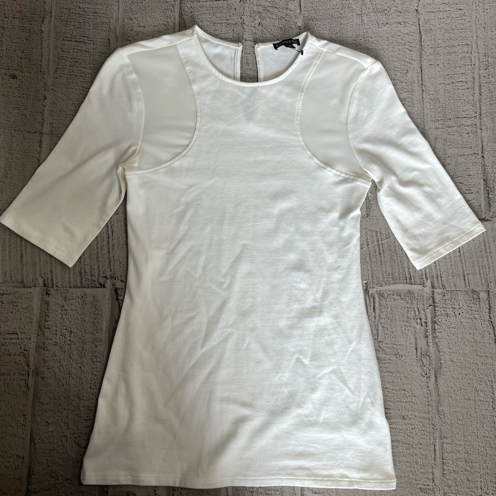 Express NWOT creamy white blouse size XS